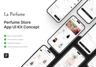 La Perfume – 香水商店应用程序 UI 套件