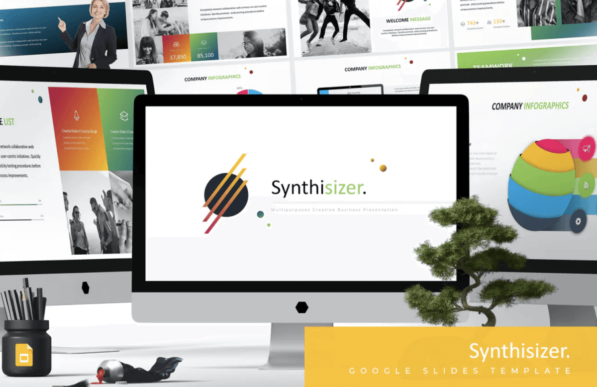 Syhntisizer-Google幻灯片模板