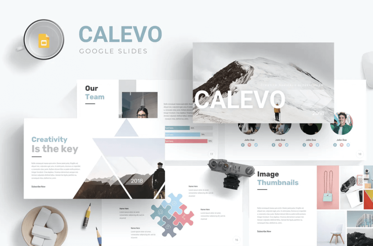 Calevo-Google幻灯片模板