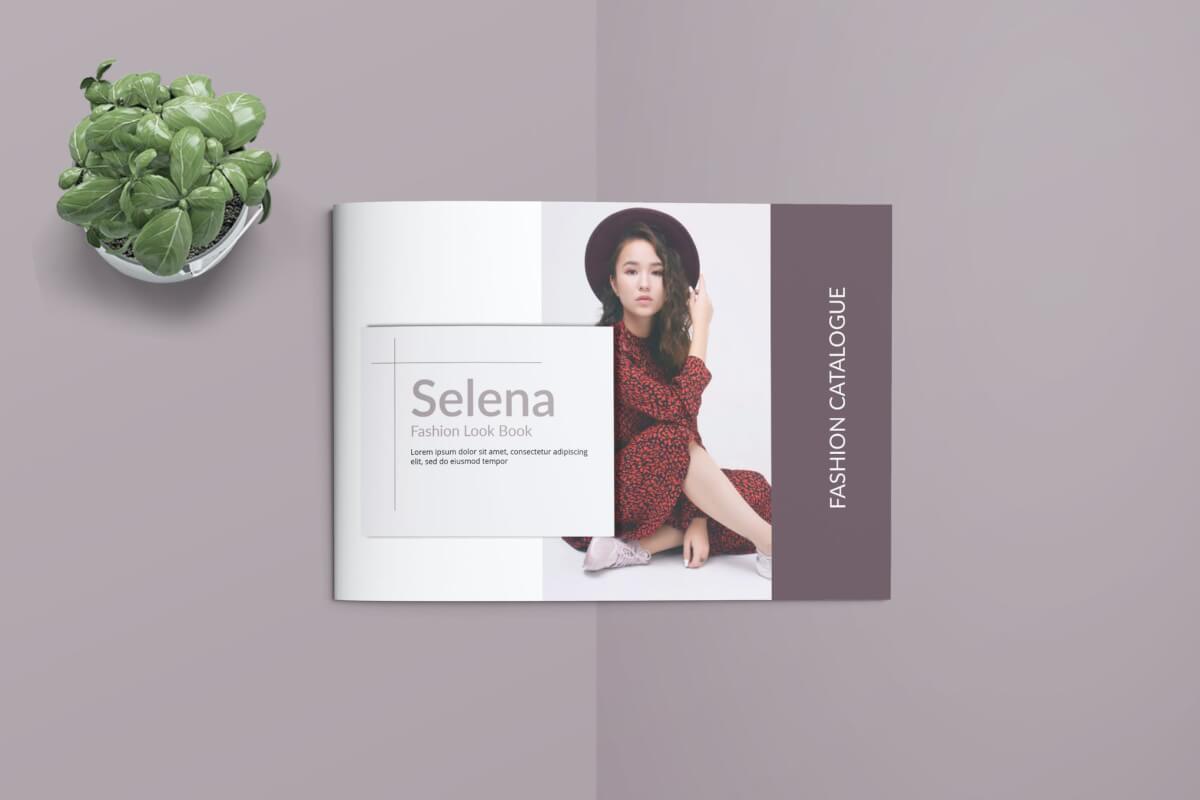 SELENA-时尚A4个性艺术写真杂志画册模板