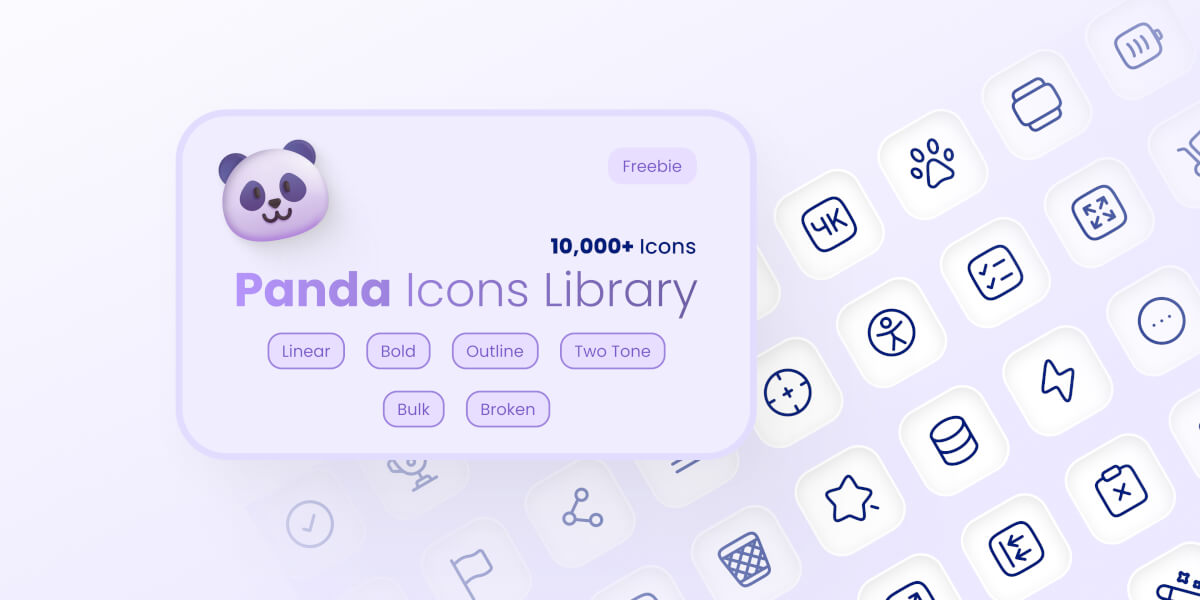 Panda：10，000 + Icons Figma UI图标