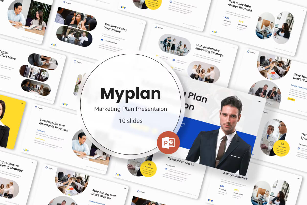 Myplan - 营销计划 Powerpoint 演示文稿