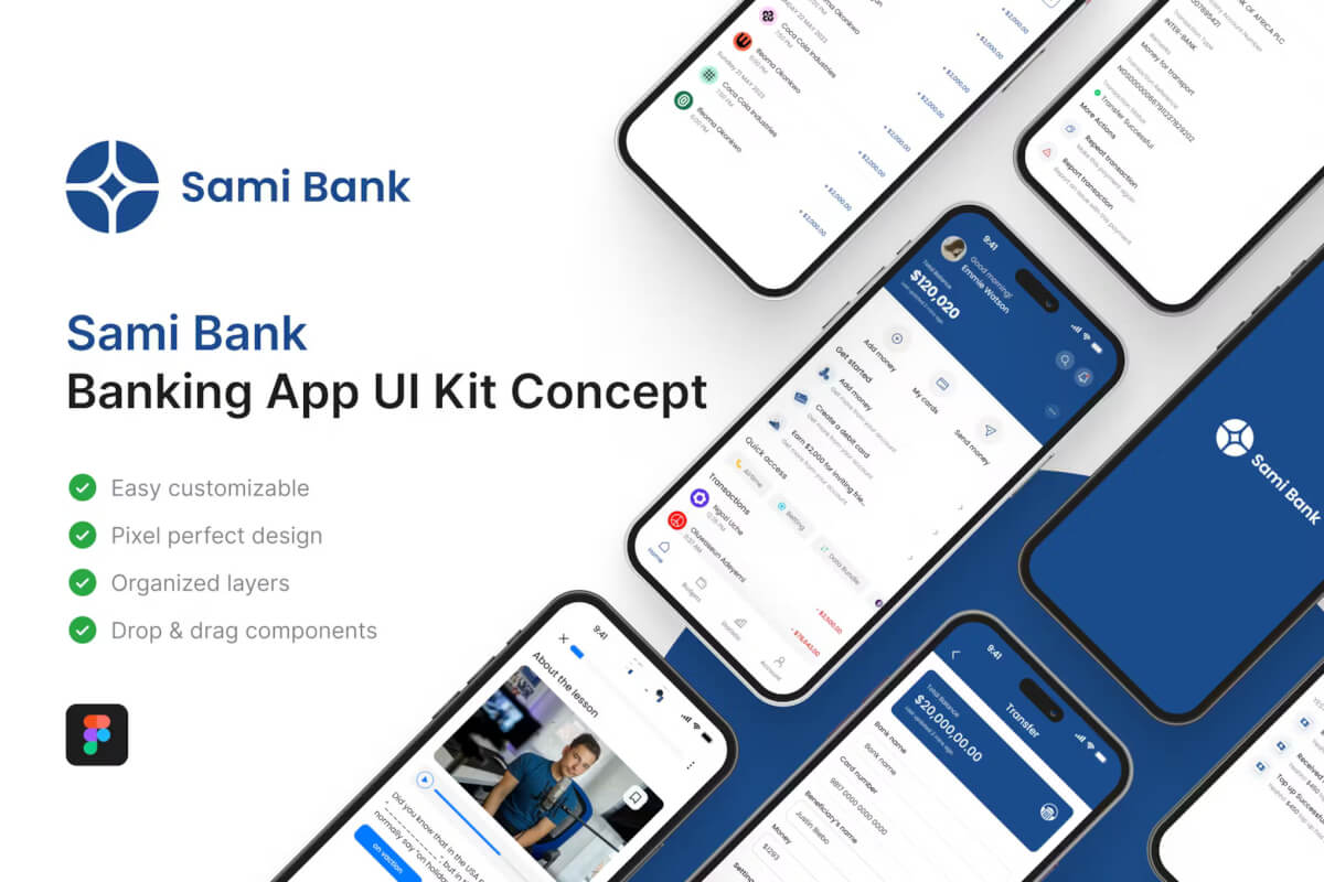 Sami Bank-金融应用程序 UI 套件