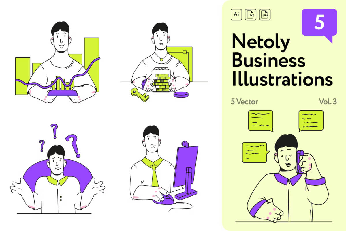 Netoly 商业插图 Vol.3